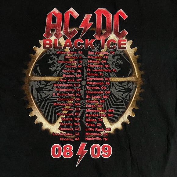 AC/DC Black Ice 2008-2009 World Tour - Picture 4 of 4